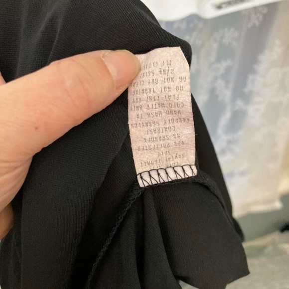 Star Vixen Black Mini Dress with Gold Accents S - Picture 4 of 5